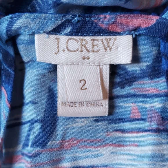 J. Crew. Tropical Hawaiian tank size 2 - Picture 7 of 7